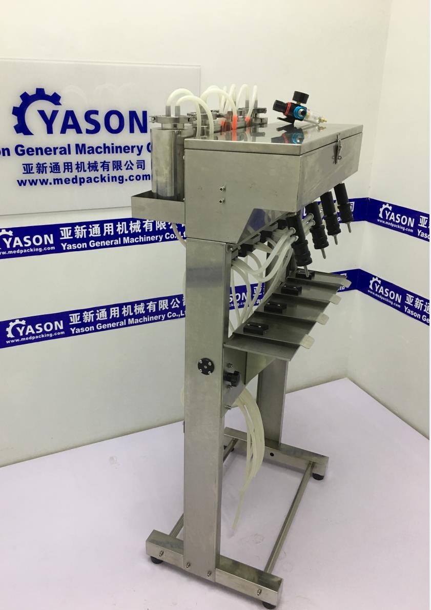 YTK Brand Semi-automatic Four-head Vacuum Negative Pressure Bottle Perfume Filling Machine