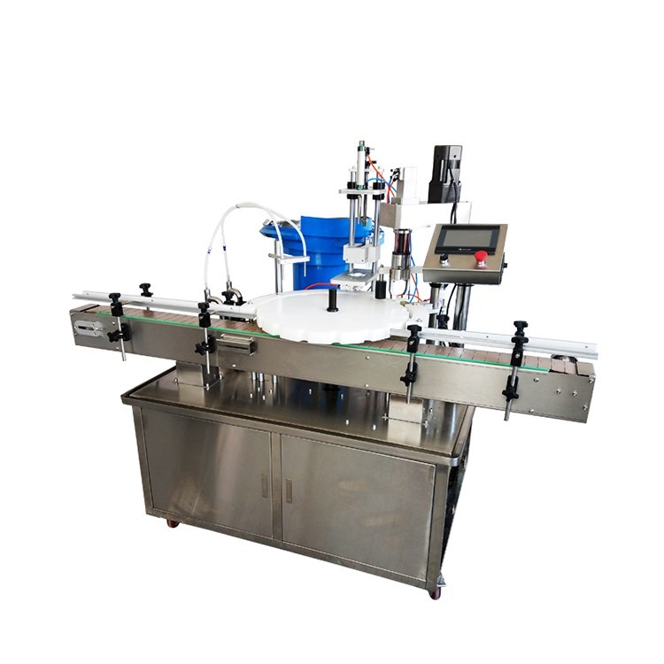 High Efficiency Automatic Two Heads Capping Machine for Plastic Screw Cap